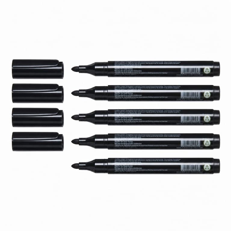 Marker permanent Schneider Maxx 130 negru, 1-3 mm, reîncărcabil, pachet de 10 buc. (8 buc.) – incomplet — lipsesc 2 buc. (stare: vezi a 2-a poză)