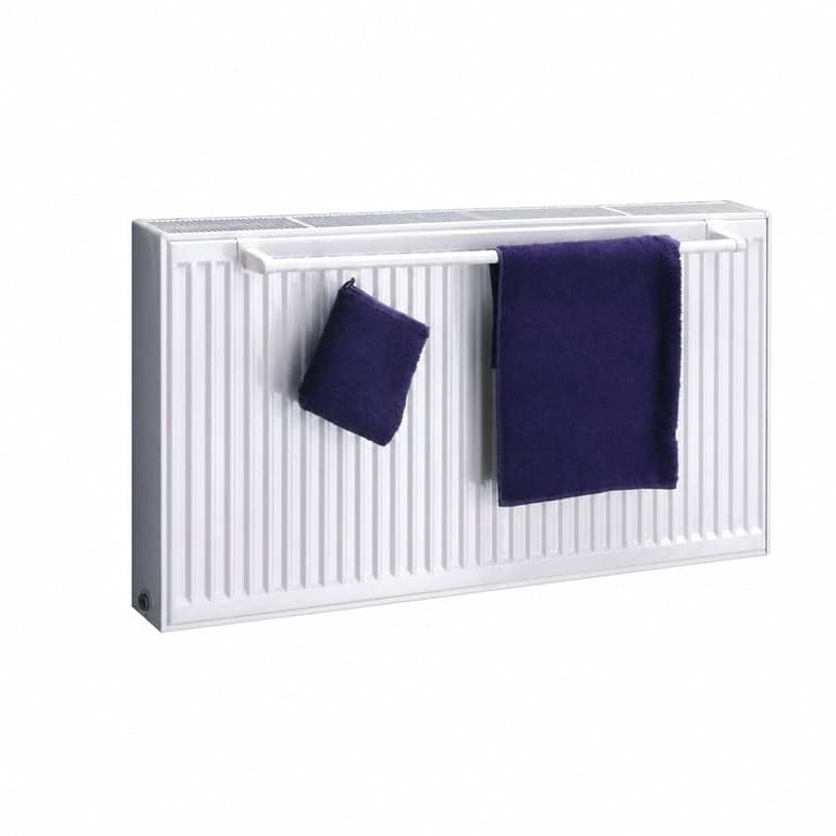 Radiator portprosop Ximax 302, 72,5 cm, alb – fără cârlige (produs incomplet – lipsesc cârligele, stare: vezi imaginea a 2-a)