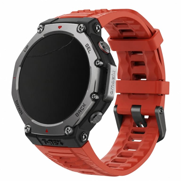Ceas inteligent de exterior Amazfit T-Rex 3, ecran AMOLED de 48 mm, GPS, NFC, 170 — Ecranul nu are nicio crăpătură (stare: vezi a doua imagine)