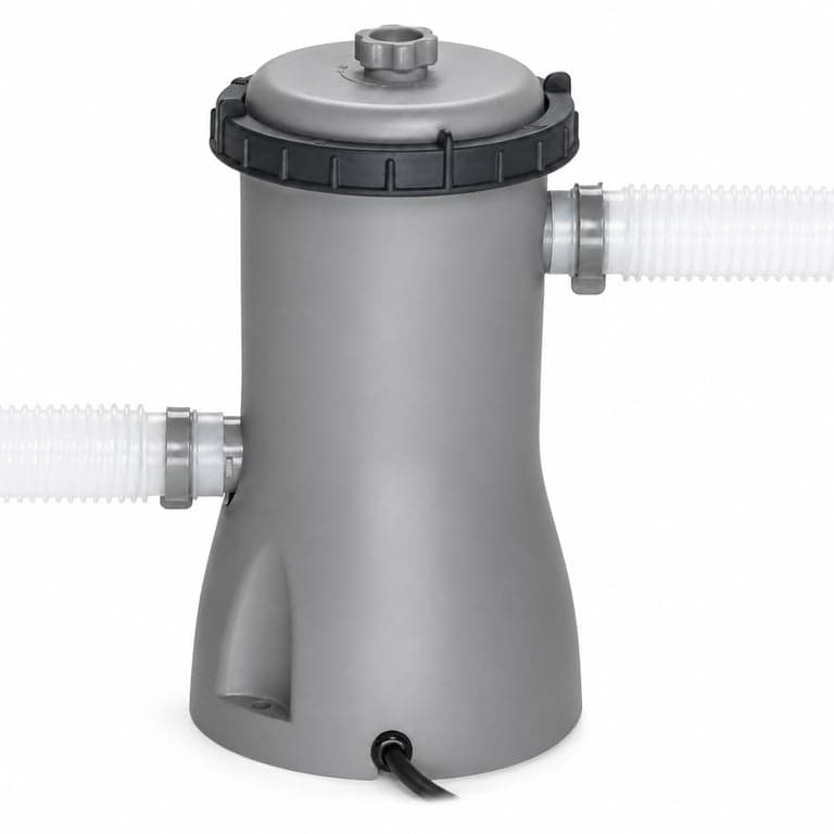 Pompă de filtrare Bestway Flowclear 800 gal pentru piscină 1100-17400 L — netestată (ștecher non-UE) (stare: vezi poza 2)