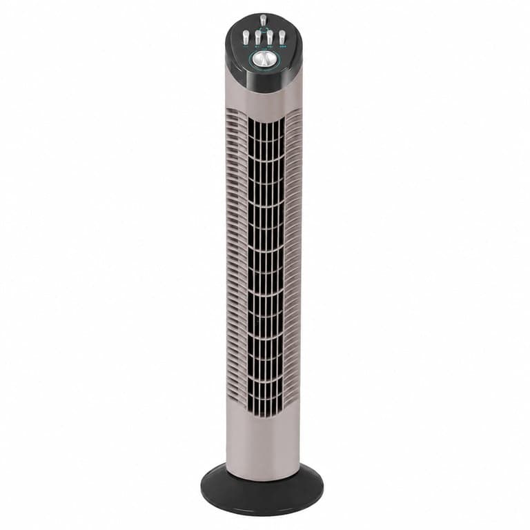 Ventilator turn Cecotec EnergySilence 790 Skyline, 76 cm, 50W, 3 trepte, alb — defect, pentru piese: Se învârte (stare: vezi a 2-a poză)