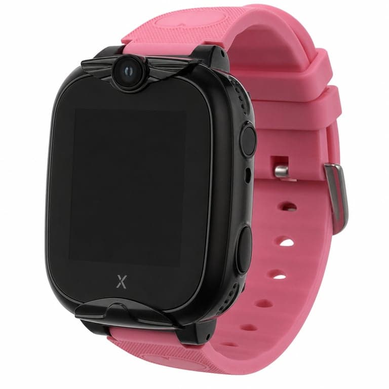 Ceas inteligent pentru copii XPLORA XGO 2, 4G, fără SIM, GPS, cameră, SOS, pedometru, roz — defect, pentru piese (stare: vezi a 2-a poză)