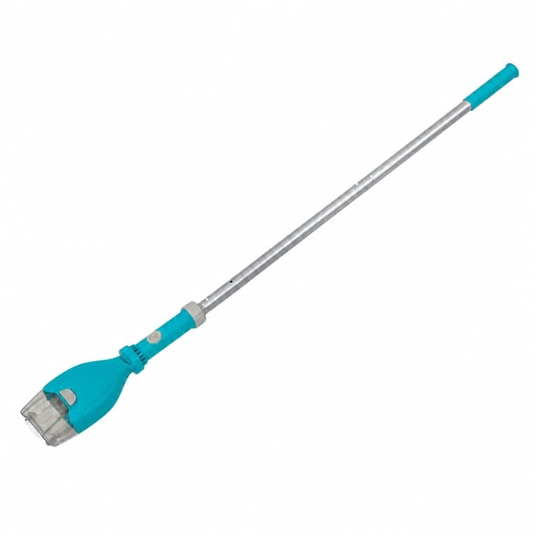 Aspirator pentru piscină pe baterii Bestway AquaTech 150 cm, turcoaz-gri – incomplet, netestat (baterii funcționale) (stare: vezi a 2-a poză)