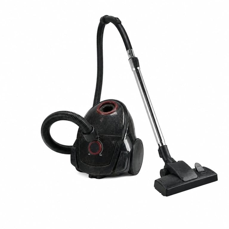 Aspirator cu sac Grundig VCC 3850 A 800 W 2,1 L negru/roșu — defect, nu — defect, pentru piese: Nu funcționează (stare: vezi imaginea a 2-a)