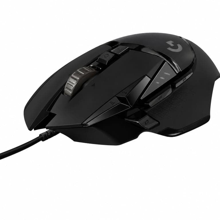 Mouse de gaming Logitech G502 HERO, 25.600 DPI, negru — defect, funcționează parțial: butoanele stânga și dreapta ale mouse-ului nu funcționează (stare: vezi imaginea 2)