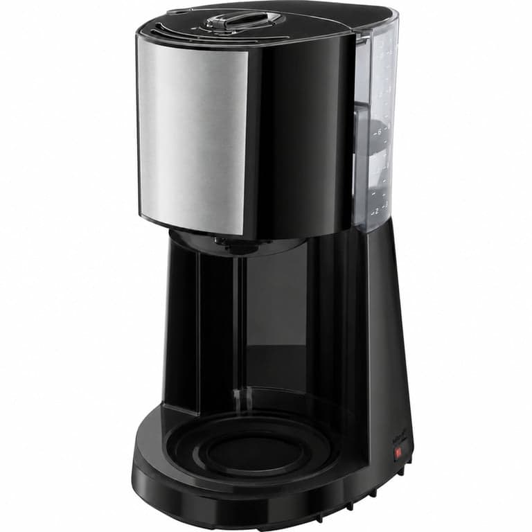 Cafetieră cu filtru Melitta Enjoy Top Therm 1017-08, neagră, 10 cești, cană termică — Cana termică lipsește (stare: vezi poza a 2-a)