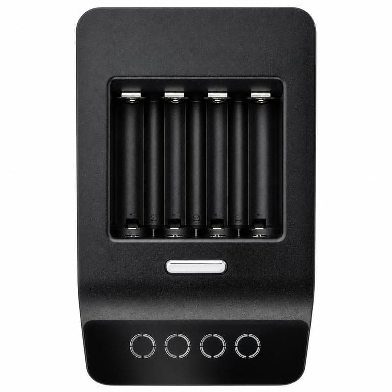 Încărcător baterii NiMH AA AAA VARTA LCD Ultra Fast Charger+, cu 3 moduri de încărcare, adaptor de rețea — utilizat, incomplet (fără baterii)