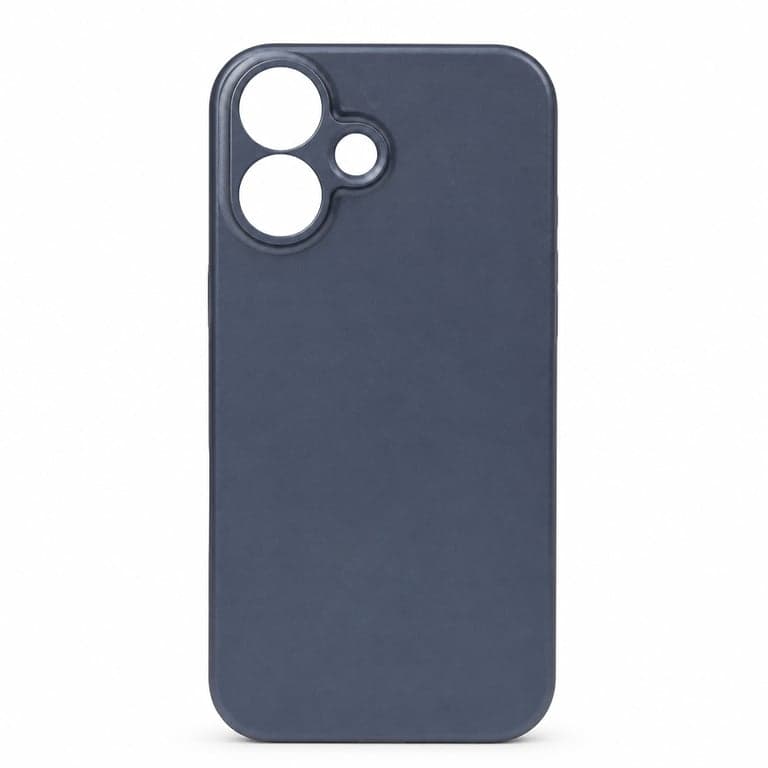Husă pentru iPhone 16 neagră — Husă transparentă Tumundosmartphone pentru iPhone (piesă de schimb)