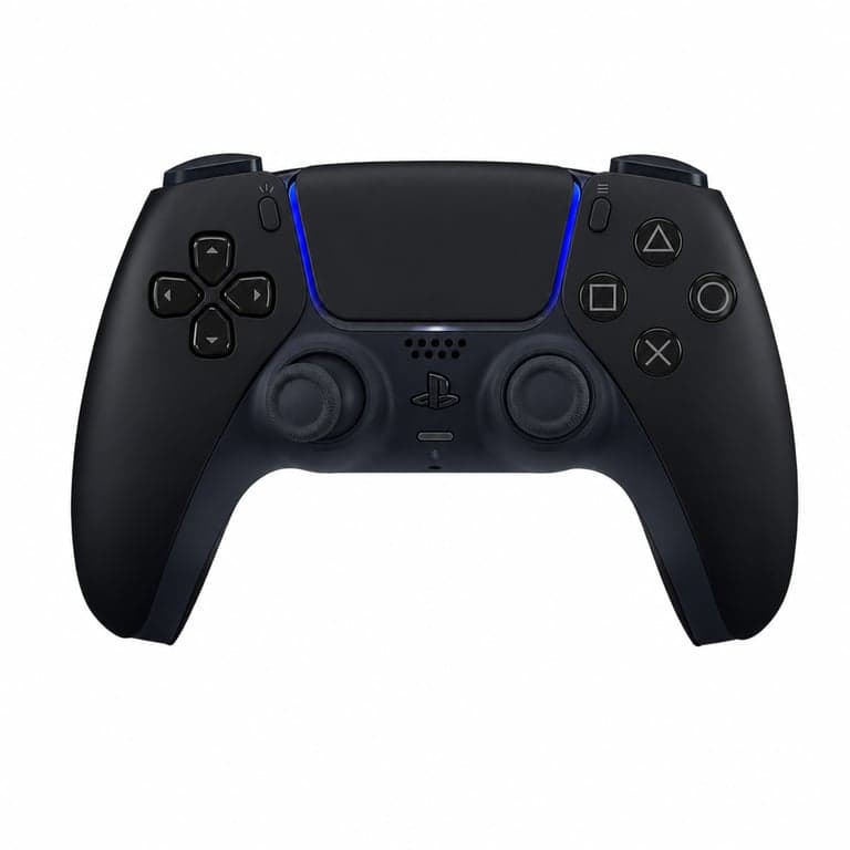 Controller wireless Sony DualSense PS5 Midnight Black — defect, funcționează parțial: joystick-ul analogic stâng trage spre stânga (stare: vezi a 2-a imagine)