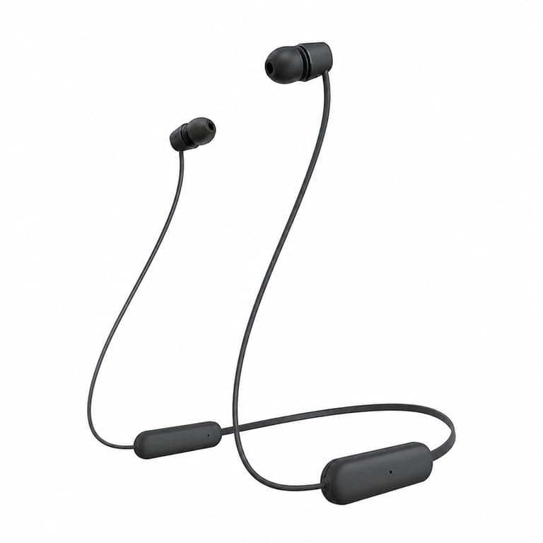 Căști wireless Bluetooth Sony WI-C100 cu microfon încorporat — defecte, pentru piese: nu pornesc (stare: vezi a 2-a poză)