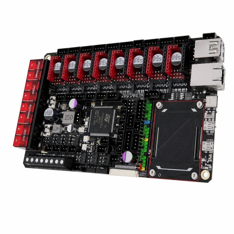 Placă de bază imprimantă 3D BIQU Manta M8P V2.0 32 biți, fără Klipper CB1 — pini de sertizare uzați (stare: vezi a 2-a imagine)