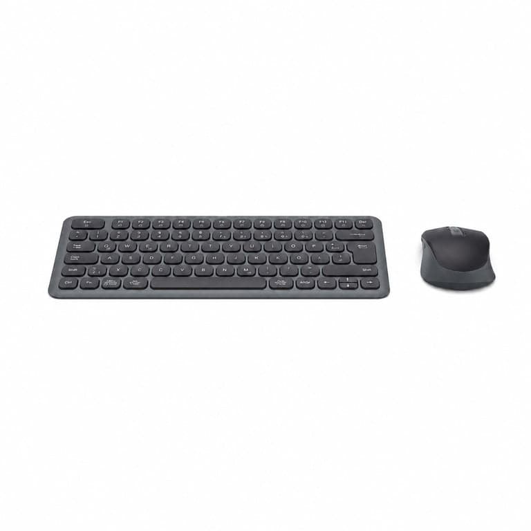 Set tastatură și mouse wireless Bluetooth Hama, Multi Device, negru — doar Bluetooth - fără adaptor USB (stare: vezi a 2-a imagine)