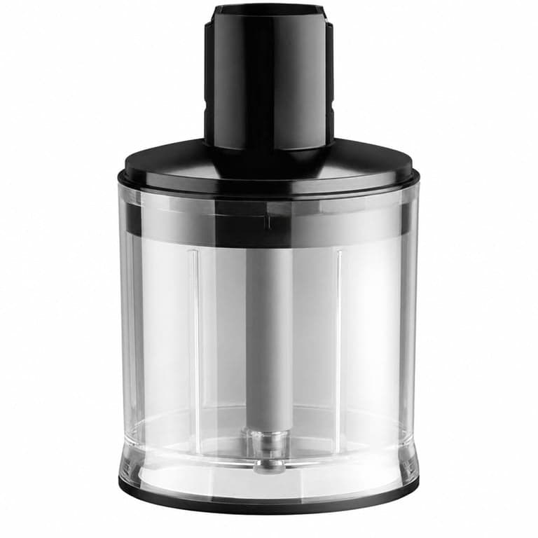 Accesoriu tocător Braun MQS 230 BK EasyClick Plus pentru blender vertical MultiQuick 7/9, negru — lipsește cuțitul (stare: vezi a 2-a imagine)