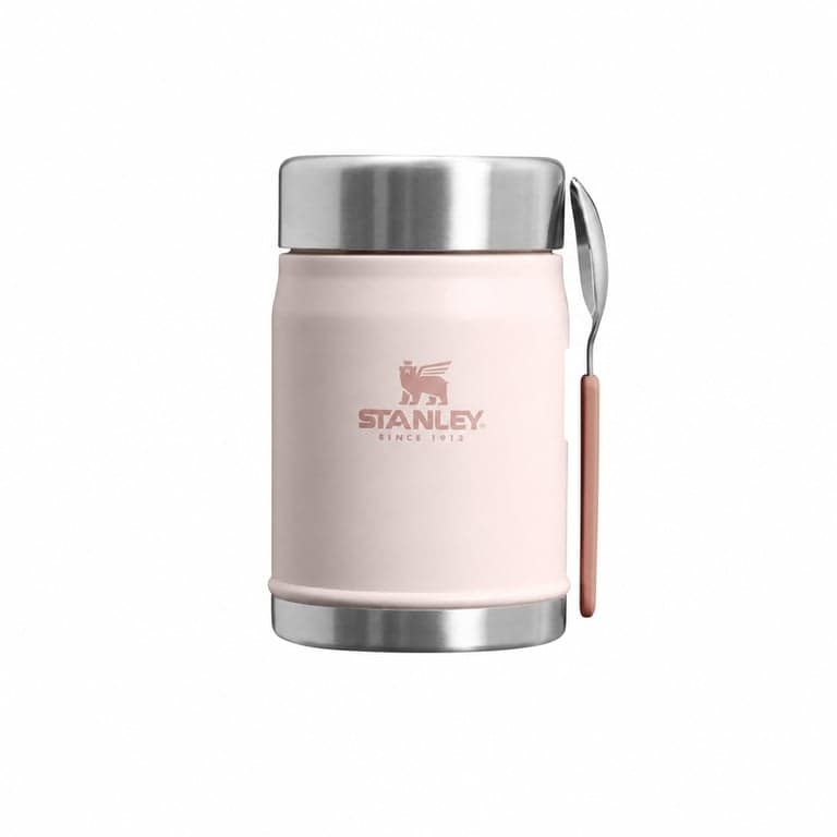 Termos pentru mâncare Stanley Classic Legendary 400 ml, culoarea Rose Quartz, cu lingură, defect — fără suportul de lingură (stare: vezi a 2-a imagine)