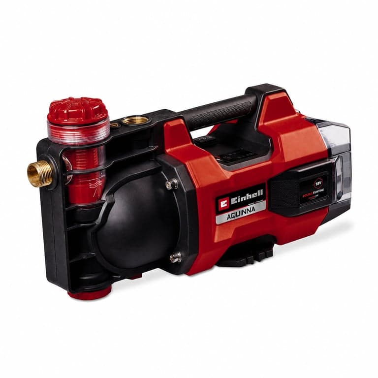 Pompă de grădină cu acumulator Einhell AQUINNA 18/30 F LED Power X-Change 18V 3000 l/h mod ECO/BOOST — fără încărcător (stare: vezi a 2-a poză)