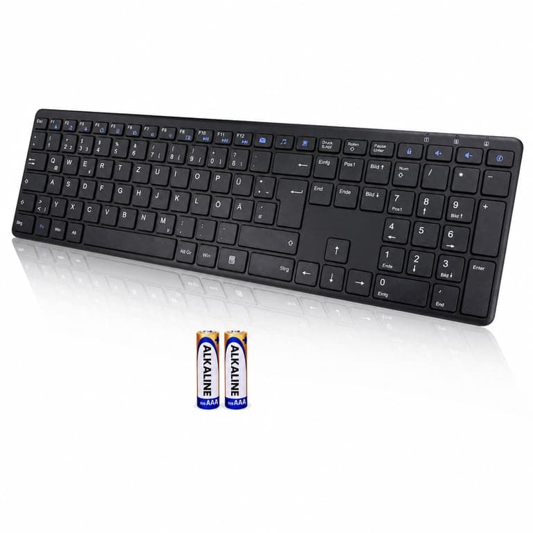 Tastatură wireless INFINMIND, design ultra-subțire, silențios, full-size, 19 — fără receptor USB (stare: vezi a 2-a imagine)
