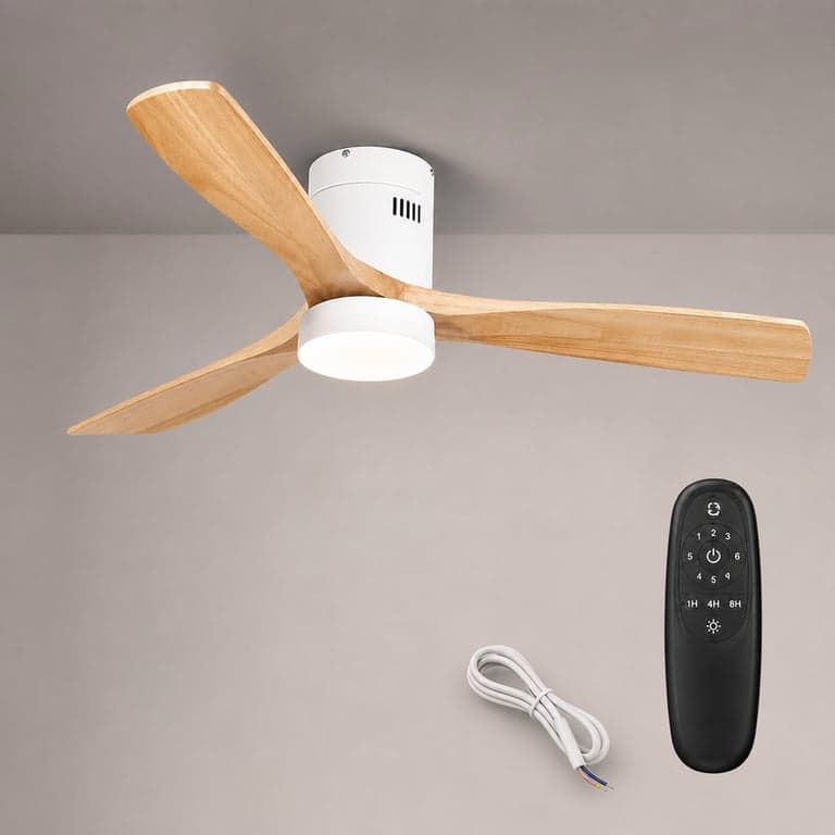 Ventilator de tavan cu lampă LED Mimotec Energy Ø132 cm DC — defect, funcționează parțial: ventilatorul nu se rotește (stare: vezi a 2-a imagine)