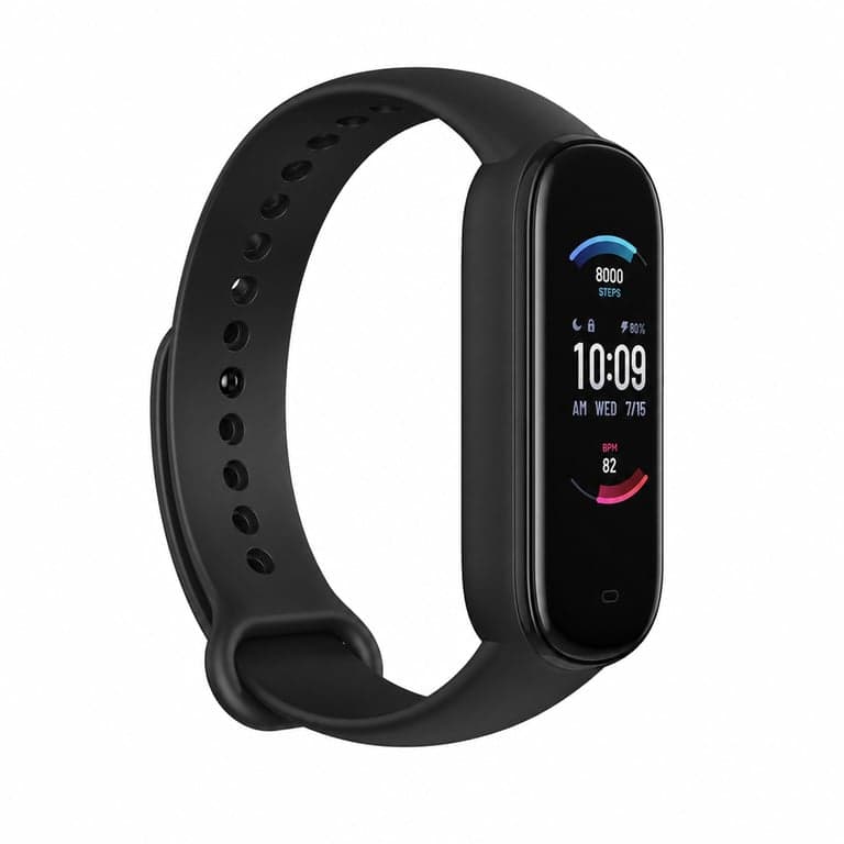 Brățară de fitness Amazfit Band 5 - negru — fără cablu de încărcare (stare: vezi a 2-a fotografie)
