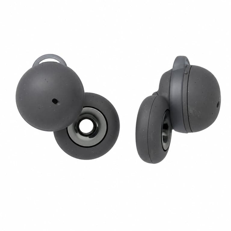 Căști wireless Sony LinkBuds cu design open-ring, gri, dimensiuni mici — Puțin lovite (stare: vezi a 2-a imagine)