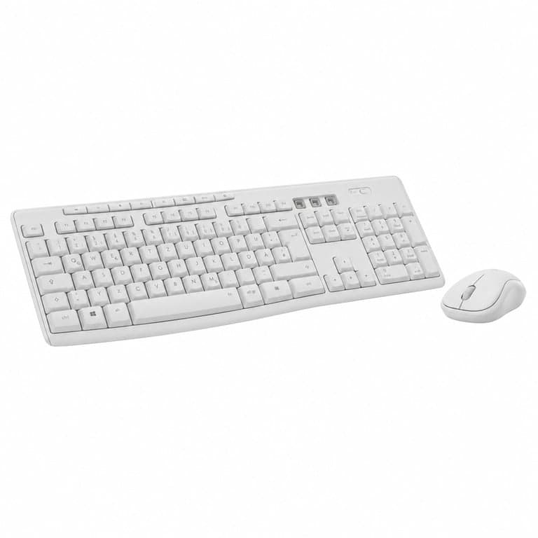 Set tastatură și mouse wireless Logitech MK295 Silent Touch, nano USB — Lipsesc 3 taste (stare: vezi a 2-a imagine)