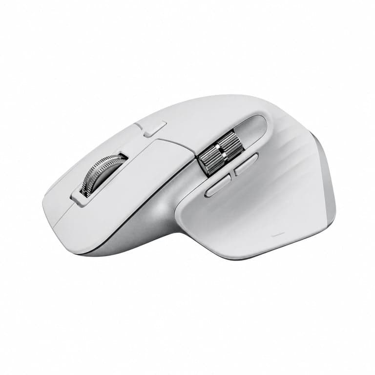 Mouse wireless Logitech MX Master 3S, gri deschis, 8K DPI — defect, pentru piese: nu pornește (stare: vezi imaginea 2)