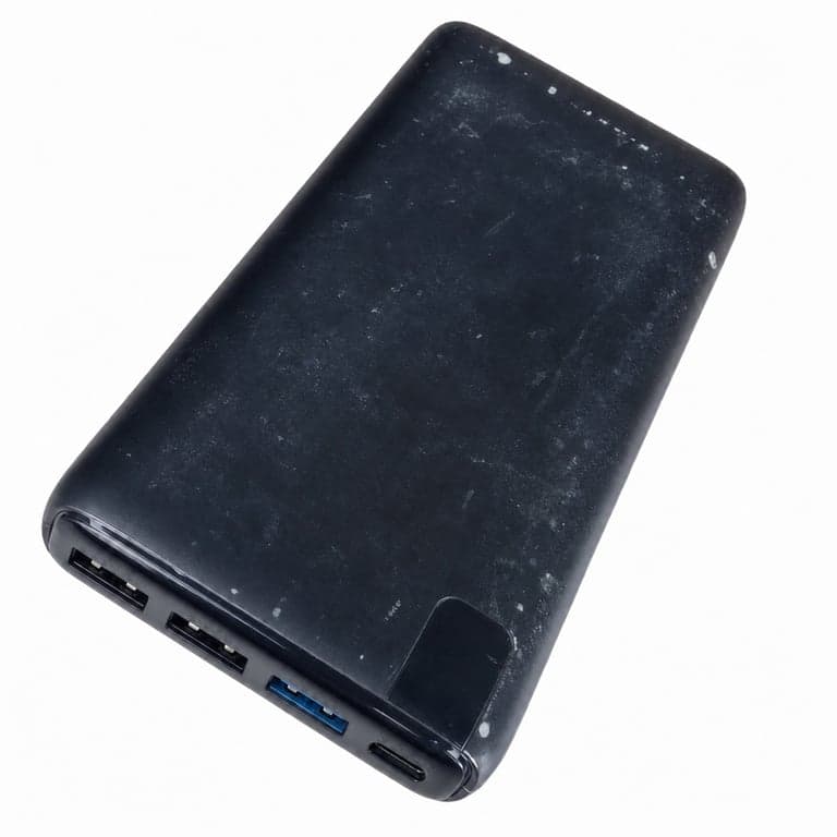 Baterie externă ADDTOP 20000 mAh, încărcare rapidă 22,5W, PD3.0 QC4.0, 4 porturi de ieșire, intrare și ieșire USB-C — Pătată (stare: vezi a 2-a imagine)