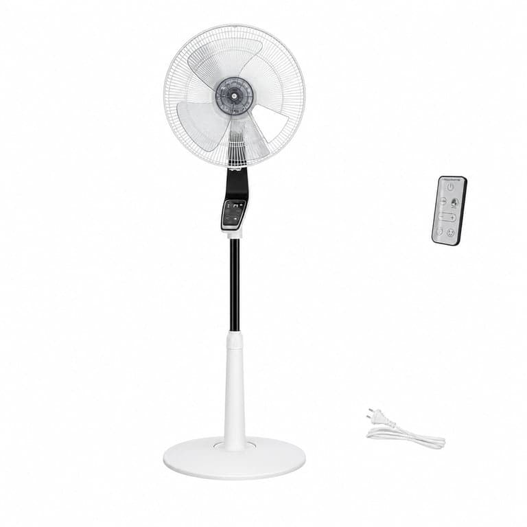 Ventilator cu picior Rowenta Turbo Silence Extreme VU5690 – funcționare silențioasă de 32 dB(A) — fără palete rupte (stare: vezi a 2-a imagine)