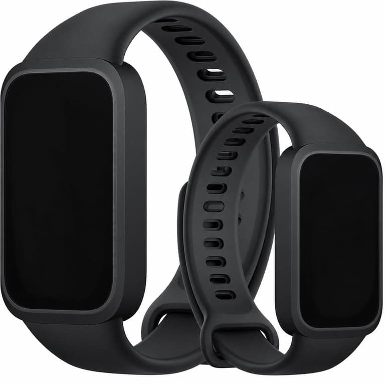 Brățară inteligentă Xiaomi Smart Band 9 Active, negru, ecran TFT de 37 mm, monitorizare ritm cardiac, 5 ATM, 18 — defectă, pentru piese (stare: vezi a 2-a imagine)