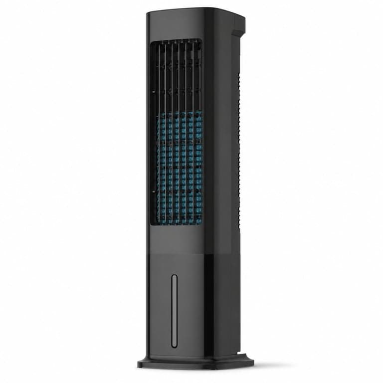 Ventilator turn de răcire evaporativă Pelonis 5L, răcitor de aer și umidificator 3 în 1, 3 — fără 2 pachete de răcire (stare: vezi imaginea a 2-a)