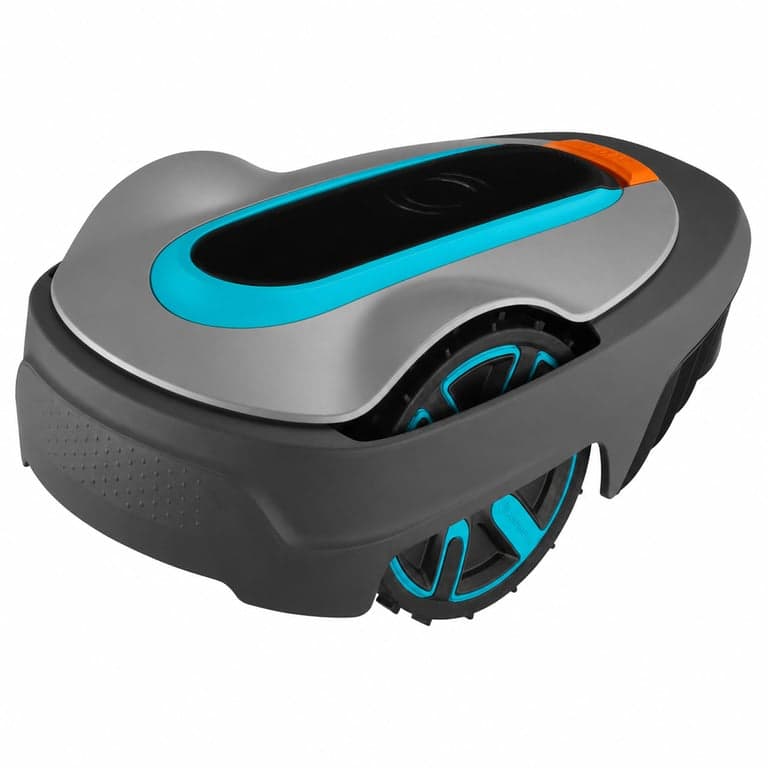 Robot de tuns iarba GARDENA SILENO city 500 – max. 500 m², Bluetooth, înălțime de tăiere 20-50 mm — Cablu de perimetru lipsă (stare: vezi a 2-a imagine)