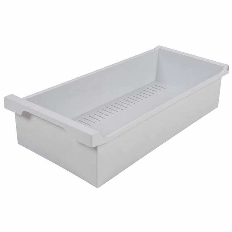 Cutie pentru fișe Exacompta 52240D, format DIN A6, orientare landscape, plastic reciclat — lipsesc 2 separatoare din pachet (stare: vezi a doua fotografie)