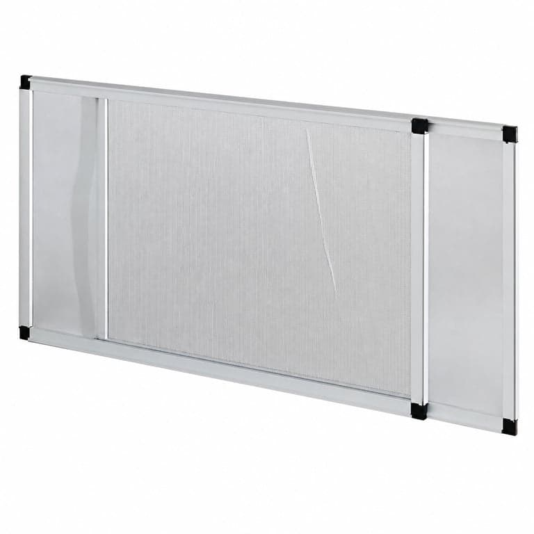 Blinky 75010 plasă de țânțari cu deschidere pentru fereastră, anodizată, gri, 50 x 70 cm — ca nouă (stare: vezi a 2-a poză)