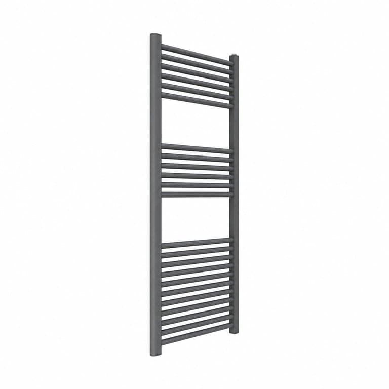 Radiator portprosop pentru baie ERCOS, gri fier mat, 500 x 1200 mm, 450 mm — este doar un dop pentru 2 locuri (stare: vezi a 2-a poză)