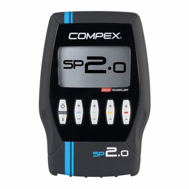 Aparat de electrostimulare musculară Compex SP 2.0 pentru sportivi, negru - Electrostimulator muscular, set de accesorii incomplet, stare ca nou