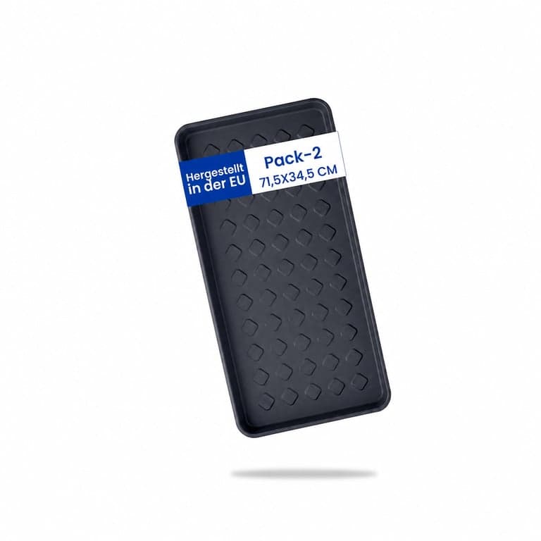 GARDENIX Tavă pentru încălțăminte – 71,5x34,5x3 cm, suport din plastic pentru încălțăminte noroioasă, tăviță pentru plante, uz interior și exterior — set 1 bucată