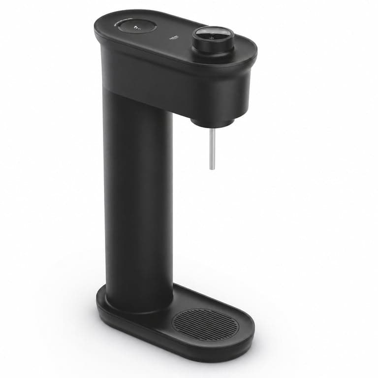 Set de pornire aparat pentru apă carbogazoasă Grohe Blue Fizz 31943K00 – 3 niveluri de carbonatare, fără cilindru CO2, 0,85 L – fără sticlă (stare: vezi imaginea 2)