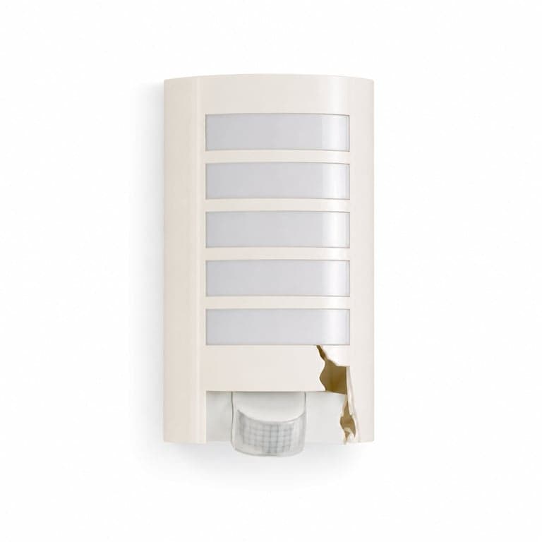 Lampă de perete pentru exterior Steinel L 12 S antracit — defectă, pentru piese: Carcasa este spartă, iar produsul nu funcționează (stare: vezi a doua imagine)