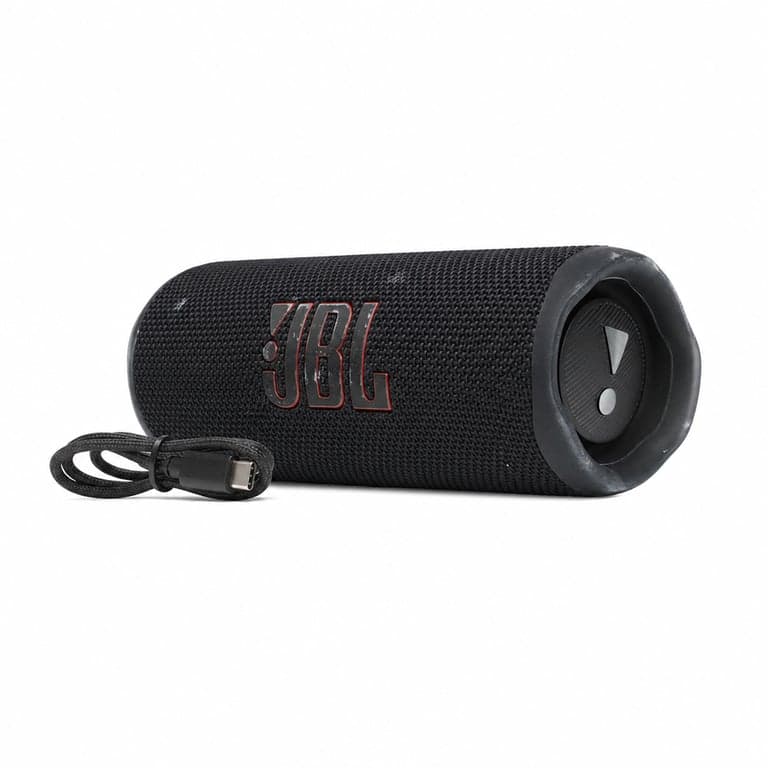 Boxă portabilă Bluetooth JBL Flip 6, negru, rezistentă la apă, pe 2 căi — defectă, pentru piese: nu pornește (stare: vezi a 2-a imagine)