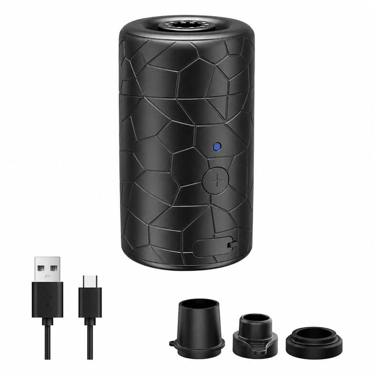 Pompă de aer electrică Namvo AP800 pentru produse gonflabile, baterie reîncărcabilă de 4000 mAh — lipsește capul de vacuum (stare: vezi poza a 2-a)