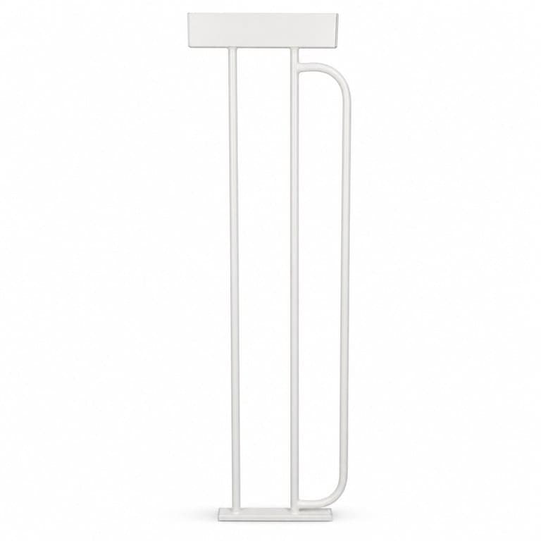 Extensie pentru poartă de siguranță Regalo Easy Step, albă, pentru deschideri între 73,7–99,1 cm, structură metalică