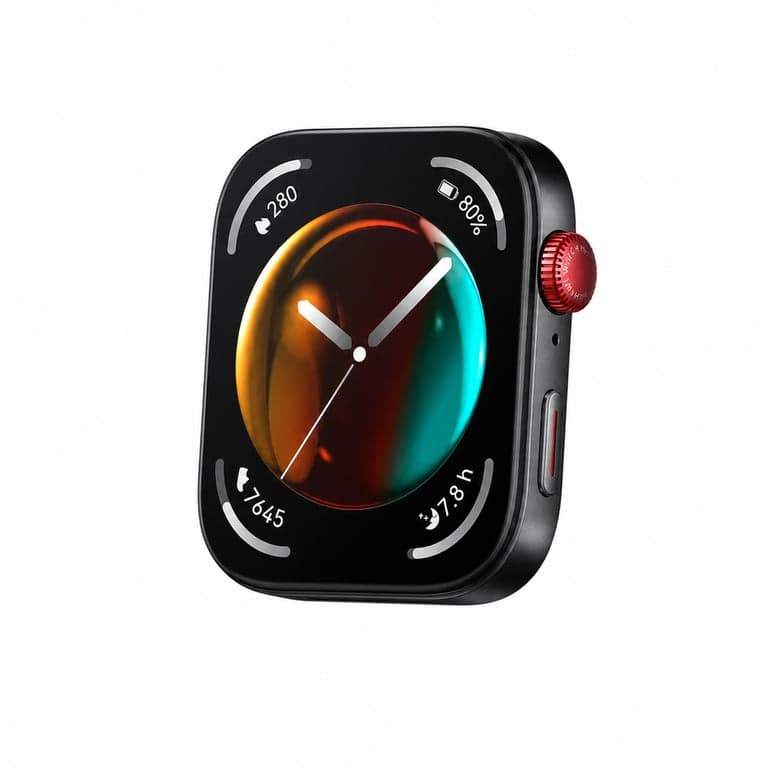 Ceas inteligent HUAWEI Watch FIT 3, ecran AMOLED de 1,82", GPS, apeluri prin Bluetooth, gri — Cablul de încărcare și cureaua lipsesc (stare: vezi a doua fotografie)
