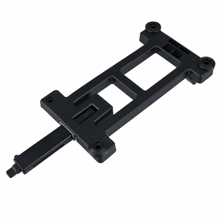 Adaptor Basil MIK pentru portbagaj bicicletă, negru, sistem click — 2 elemente de fixare nu sunt incluse (stare: vezi a 2-a imagine)