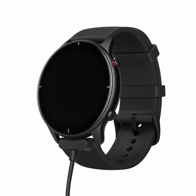 Ceas inteligent Amazfit GTR 2e Negru, 1,39" AMOLED, GPS, 90 — defect, pentru piese: funcționează doar conectat la încărcător (stare: vezi a 2-a imagine)