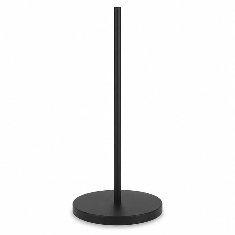 Bază de lampă — Lampadar LED BRILONER cu control tactil, reglabil continuu, cu baterie schimbabilă, 126,5 cm, negru, cu fir