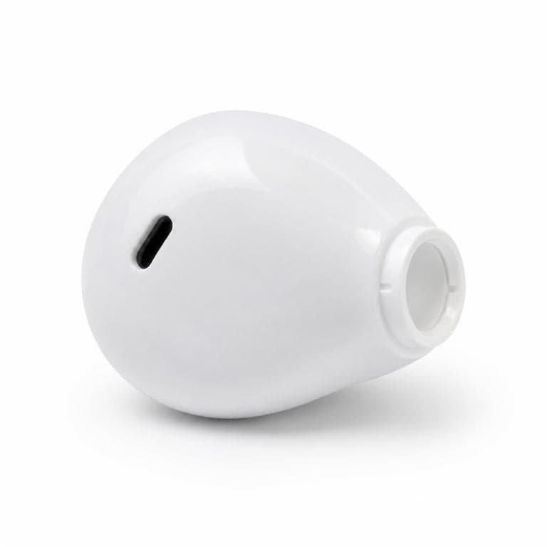 Căști Bluetooth TWS Xiaomi Redmi Buds 8 Active, Alb, Semi In-Ear, diafragmă de titan de 14,2 mm, bas puternic, baterie de 37 de ore. Casca stângă nu funcționează.
