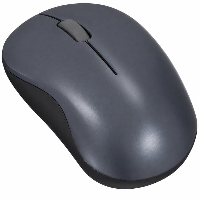 Mouse fără fir Logitech M185, gri-negru, 2,4 GHz, mini receptor USB, 1000 DPI, PC și Mac (stare: vezi a 2-a imagine)