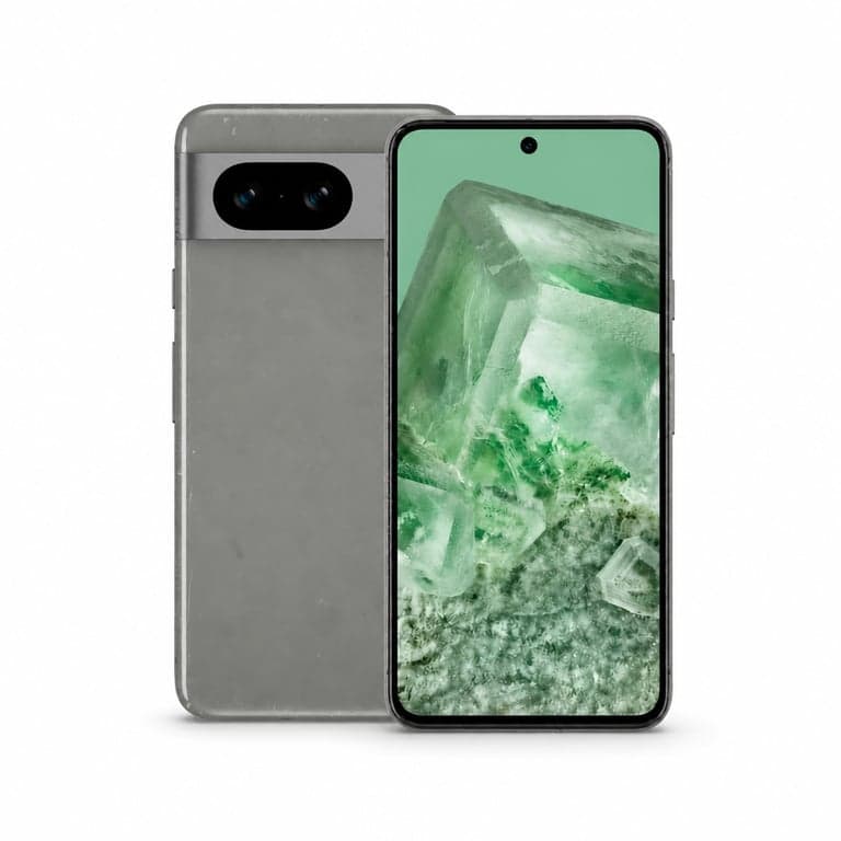 Smartphone Google Pixel 8 128 GB, culoarea Hazel, Android, cameră avansată, stare utilizat (semne vizibile de utilizare (stare: vezi a doua fotografie))