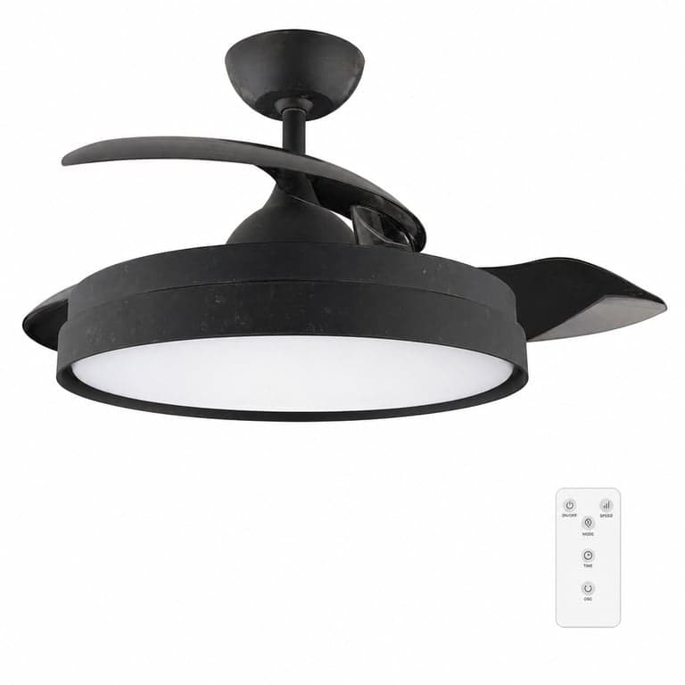 Ventilator de tavan Cecotec EnergySilence Aero 4280 Invisible Black — Murdar în mai multe locuri și se vede că a fost montat (stare: vezi a 2-a poză)