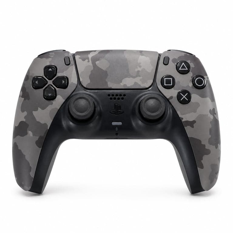 Controller wireless Sony DualSense pentru PS5 - camuflaj gri - nu pornește
