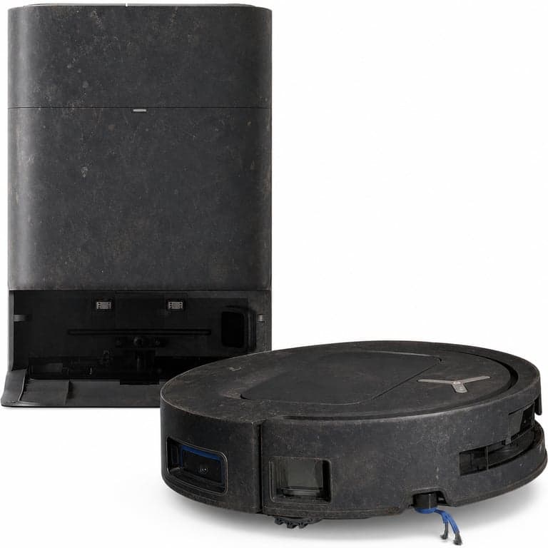 Robot aspirator cu funcție de mop ECOVACS T80 Omni, 18000Pa, OZMO ZeroTangle AIVI — pentru piese / dezmembrare, așa cum este (stare: vezi poza a 2-a)